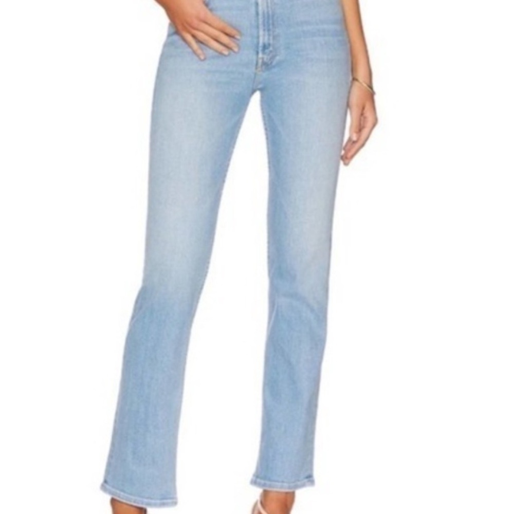Mother Jeans high waisted rider skimp in High Fidelity